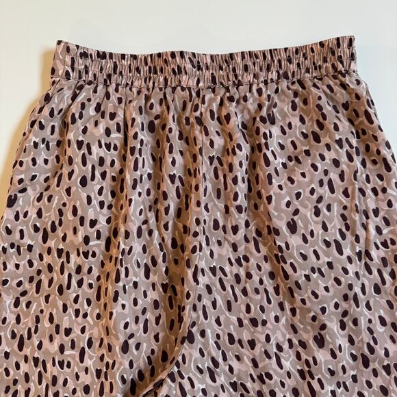 Anthropologie Isobel Cheetah Animal Print Pleated Wide Leg Pants Size Small EUC - Picture 7 of 16